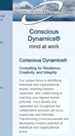 Mobile Screenshot of consciousdynamics.com